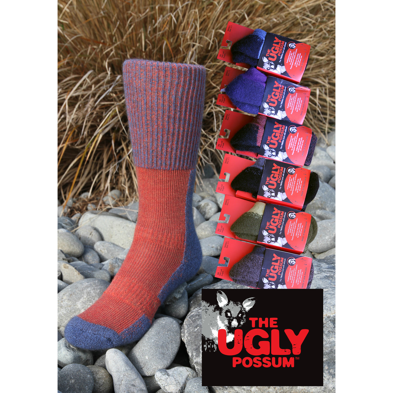 UGLY POSSUM SOCKS