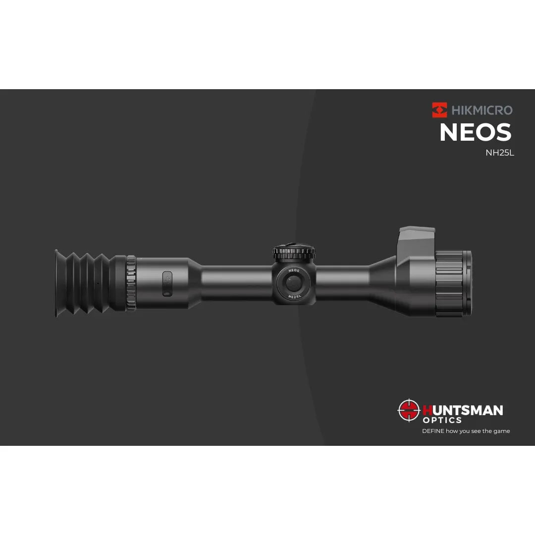 HIKMICRO NEOS NH25L thermal imaging riflescope 30mm tube LRF Rangefinding side view