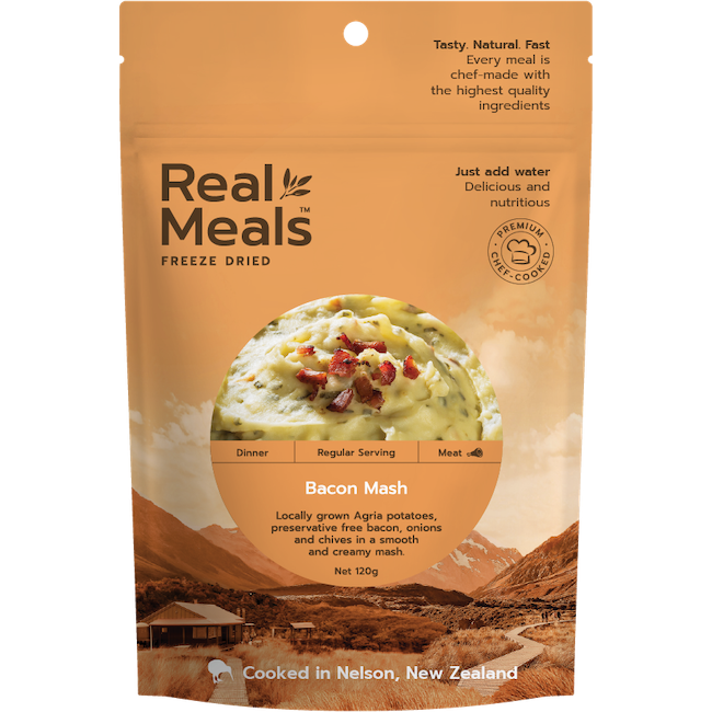REAL MEALS: BACON AND MASH 120G