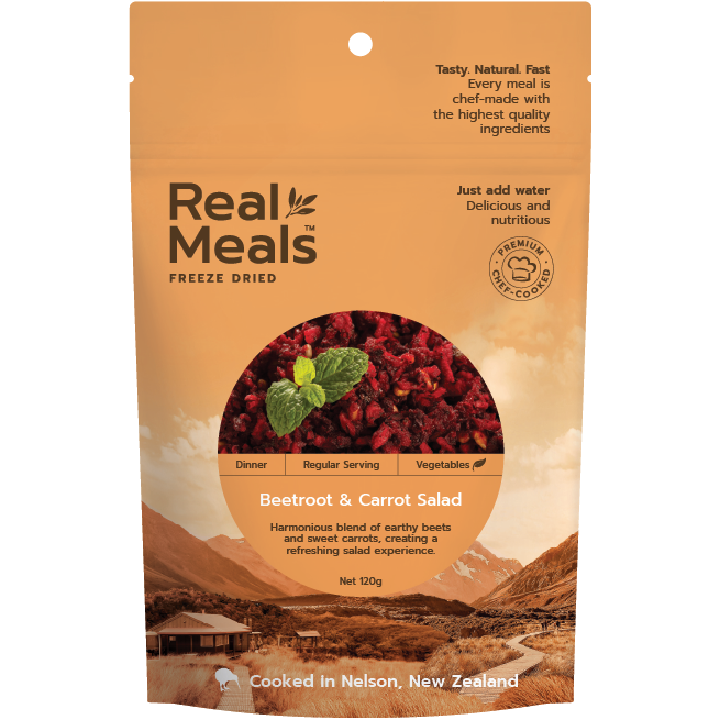 REAL MEALS BEETROOT & CARROT SALAD: 120G
