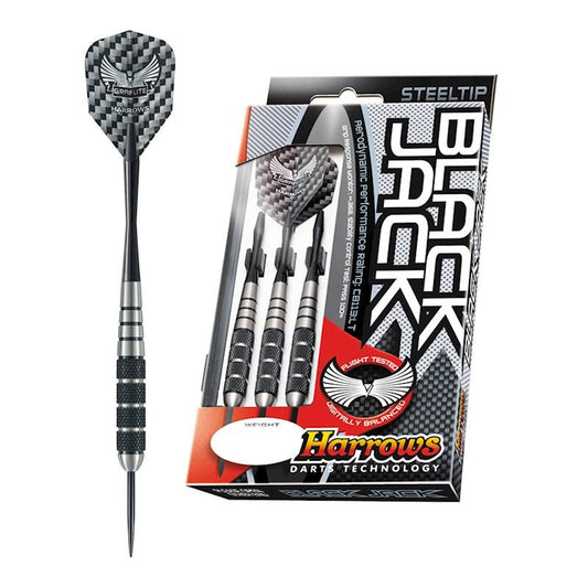 HARROWS DARTS BLACK JACK STAINLESS STEEL