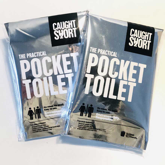 CAUGHT SHORT POCKET TOILET