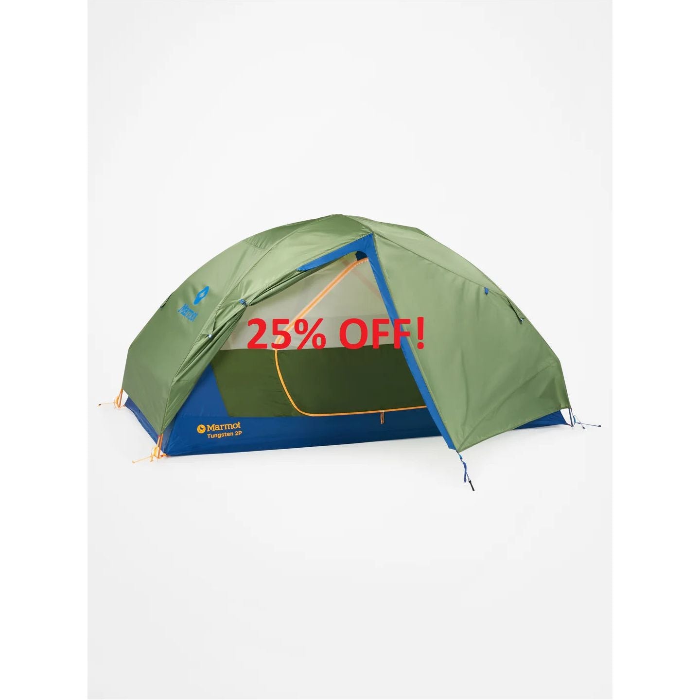 Marmot Tungsten 2P: Foliage/Dark Azure