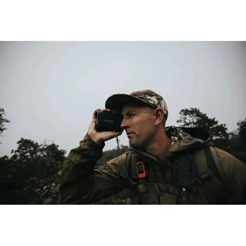 Man hunter using Leupold RX-5000 TBR Rangefinder