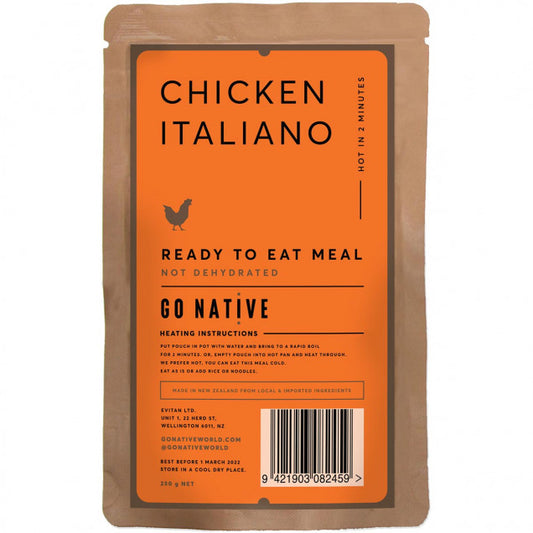 GO NATIVE READY TO EAT MEAL: 250G CHICKEN ITALIANO