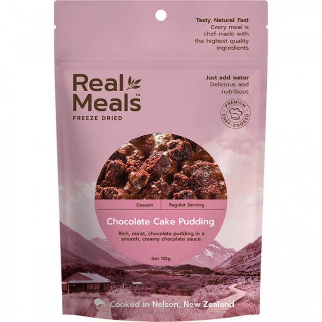 REAL MEALS CHOCOLATE CAKE PUDDING: 110G