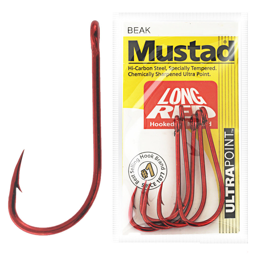 MUSTAD LONG RED HOOKS - Southern Wild