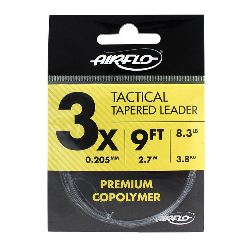 AIRFLO TACTICAL TAPERED LEADER 9'