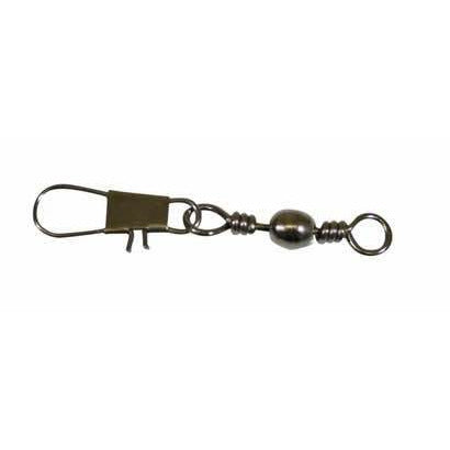 SNOWBEE BLACK BARREL SNAP SWIVEL