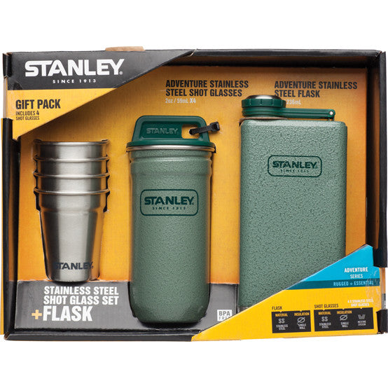 Purchase the Stanley Shot Glass Adventure Set 4 x 59 ml black by