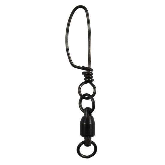 BLACK MAGIC TWIN SPIN BALL BEARING SNAP SWIVELS